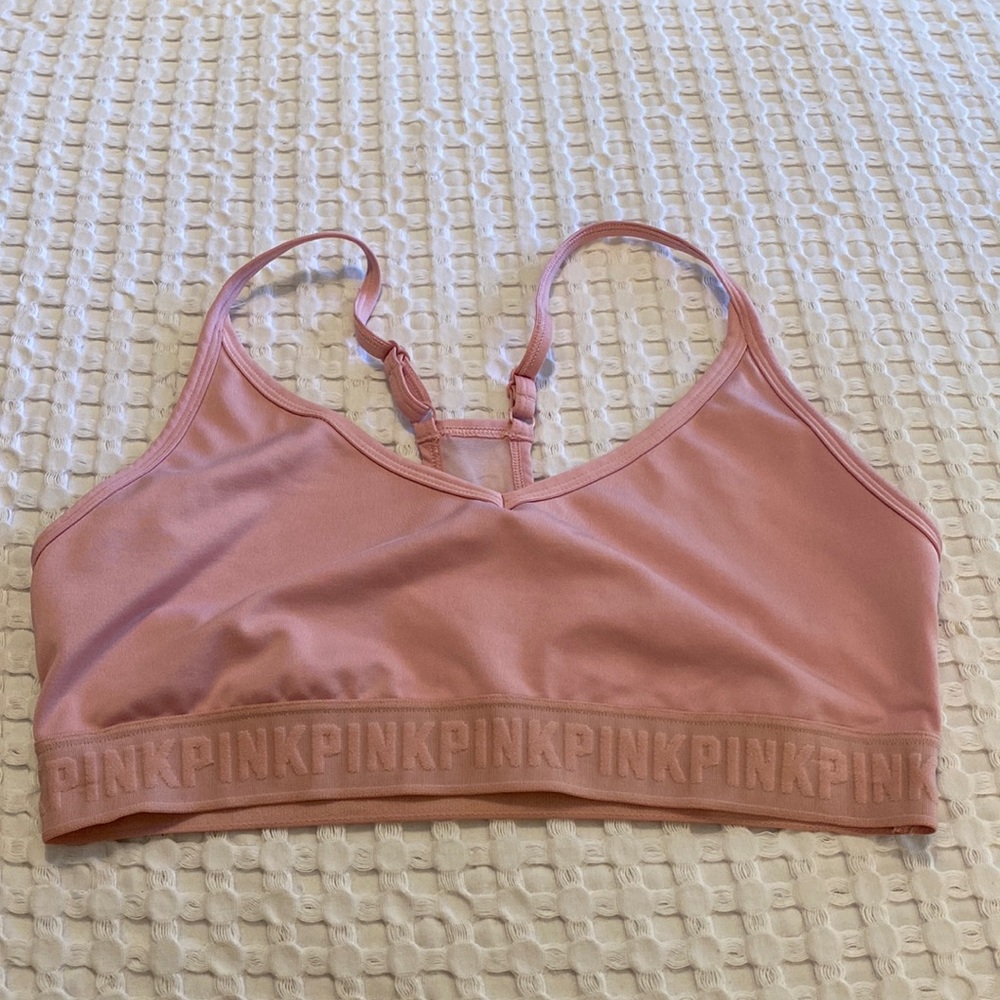 Pink Sports Bra